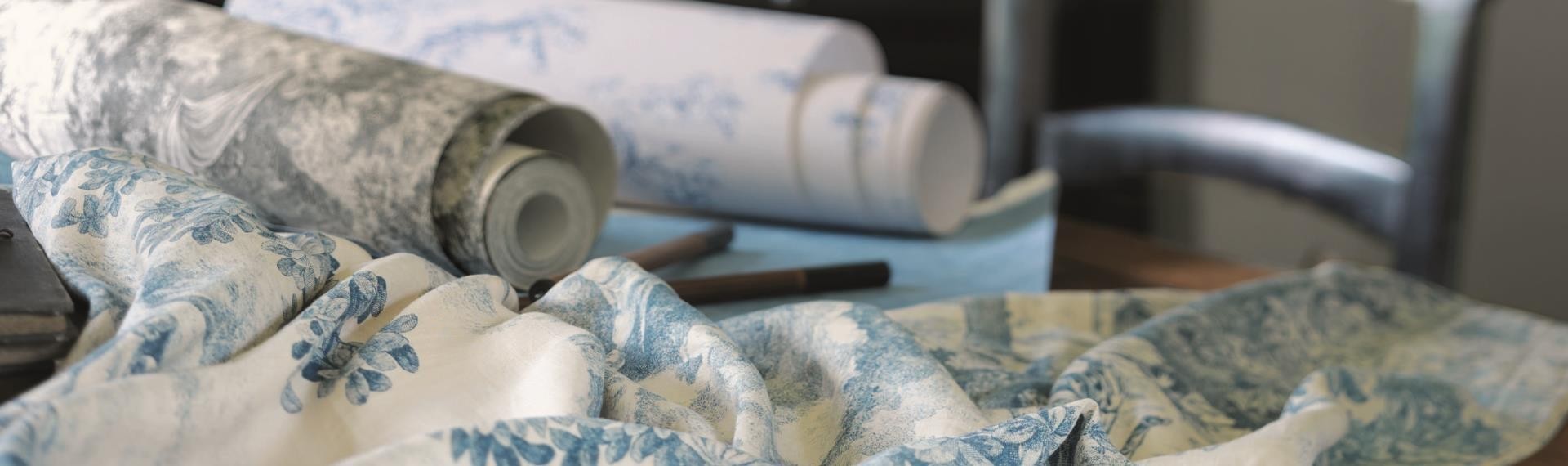 Tissus et papiers peints toile de Jouy